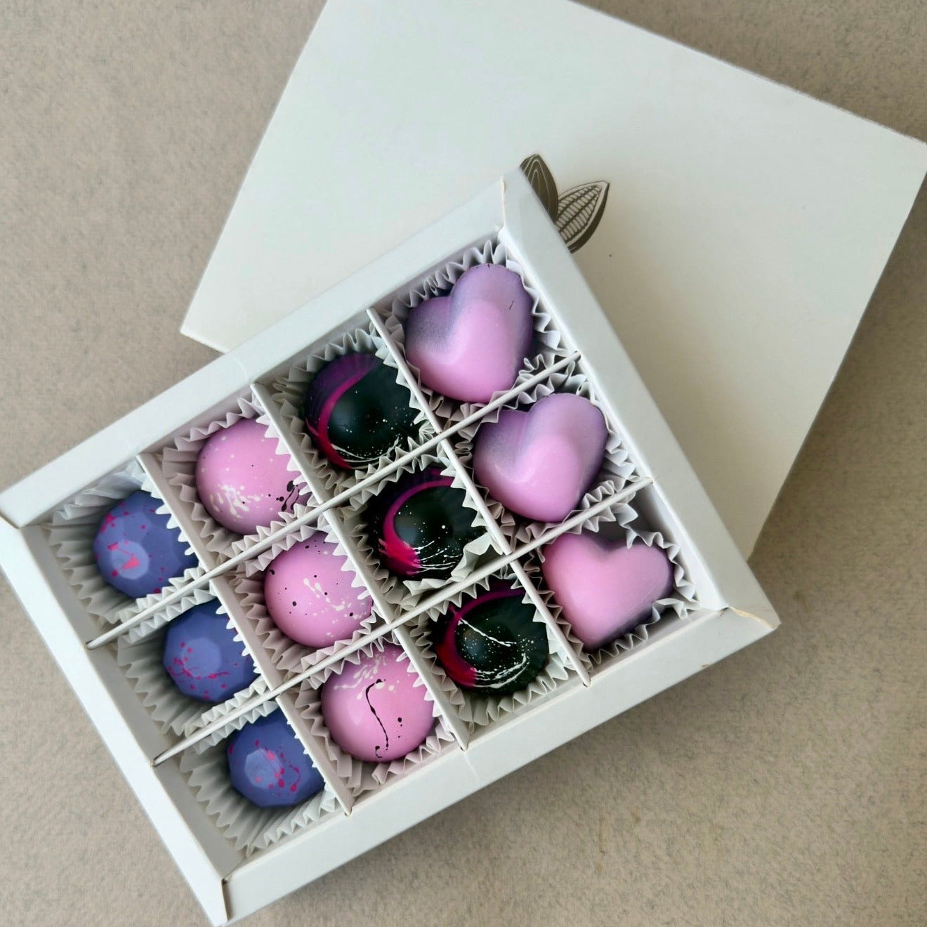 BOMBONES GOURMET RELLENOS / 12PZAS